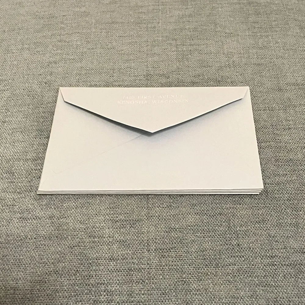 4 Blue Envelopes